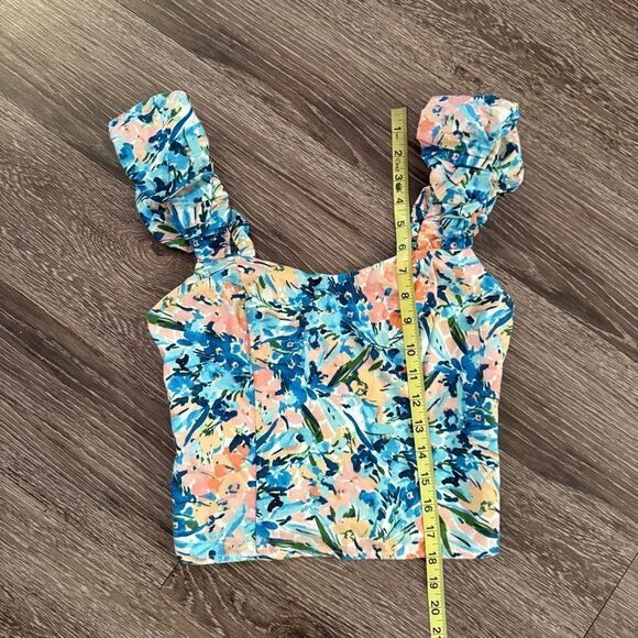 Abercrombie & Fitch Bubble Strap Crop Top - Picture 4 of 6